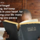 God’s Word prolongs life & brings peace and prosperity